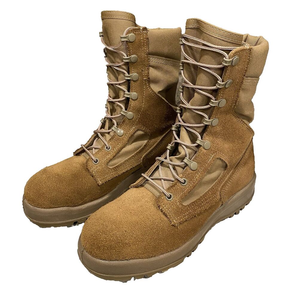 Belleville C390 Hot Weather Combat Boots Mens 6.5 W Coyote Brown Vibram USA